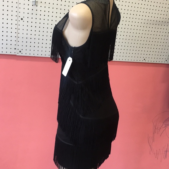 New fringe black dress - Picture 2 of 2
